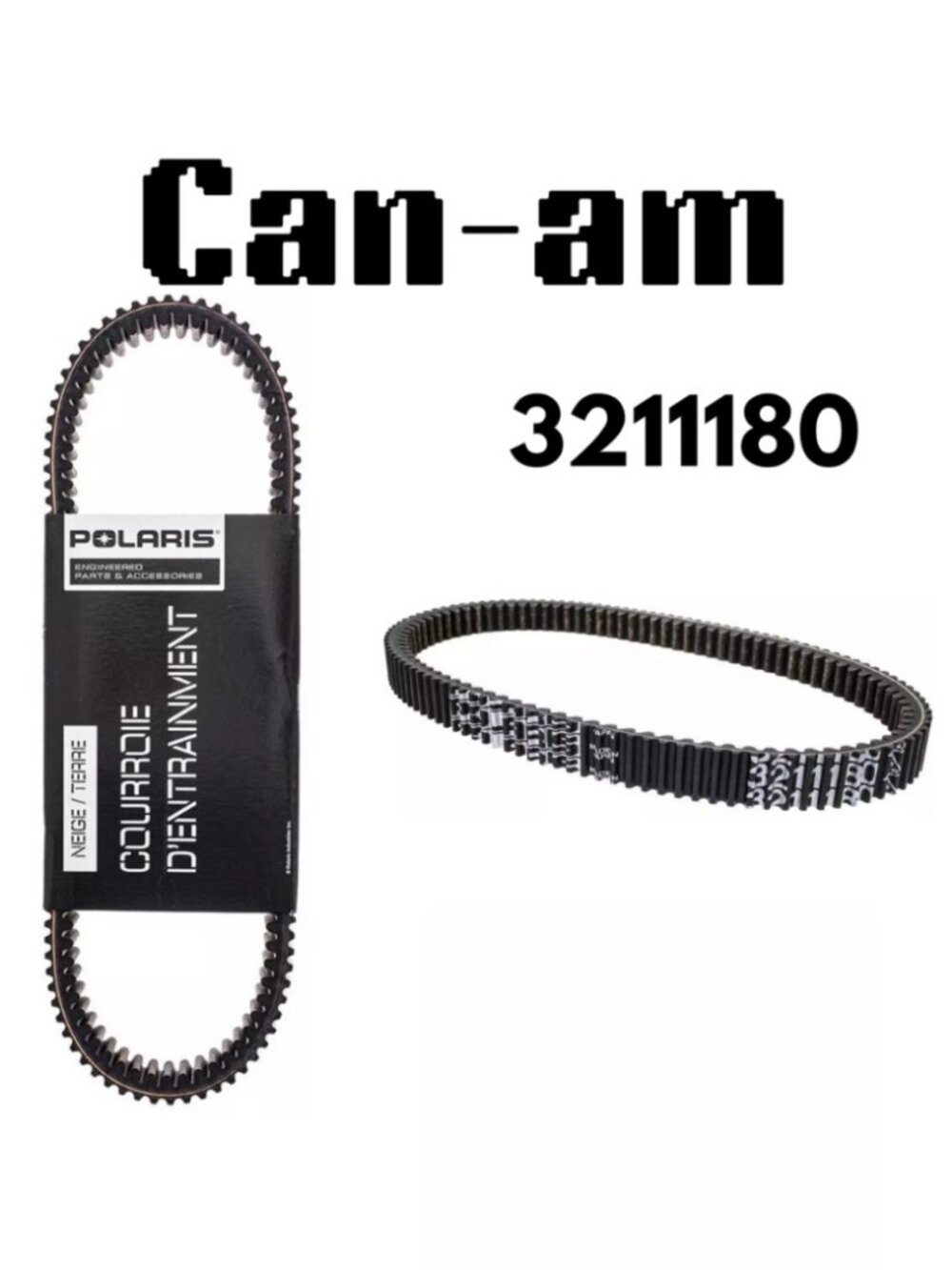 Polaris OEM 3211180 Secondary Clutch Drive Belt for RZR XP 1000 – Genuine